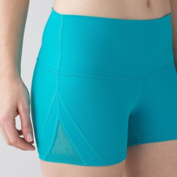 Lululemon Sweaty Endeavor Short Peacock Blue - Picture 3 of 8